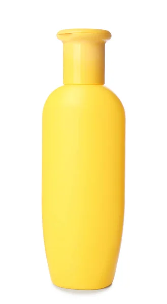 Bottle Sunscreen White Background — Stock Photo, Image