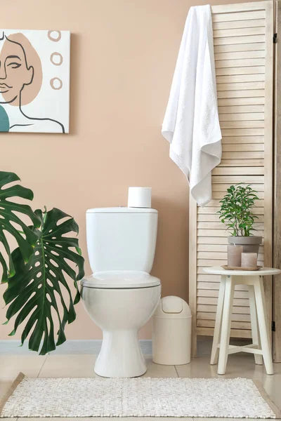 現代的なきれいなバスルームのインテリア — ストック写真