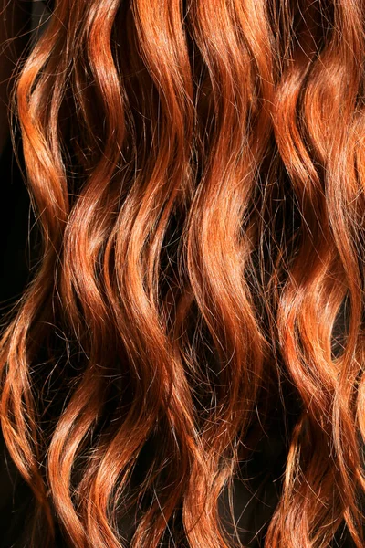 Curly Red Hair Background — Stock Photo, Image