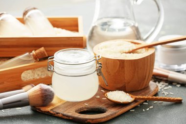 Sağlıklı pirinç suyu.