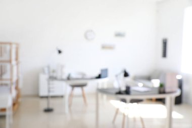 Rahat modern ofisin içi, bulanık görünüm