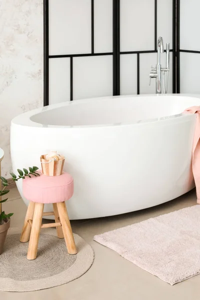 Intérieur Élégant Salle Bain Moderne — Photo