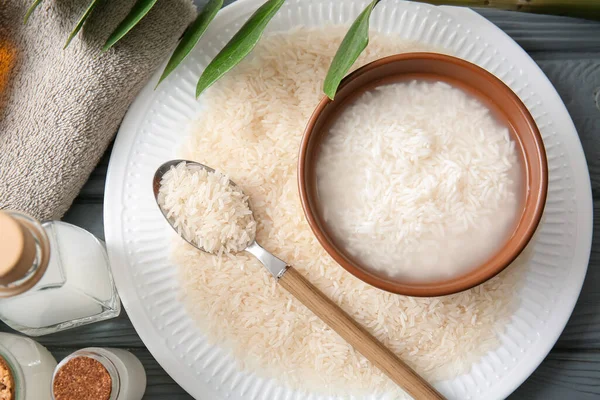 Healthy Rice Water Table — Stock Photo, Image