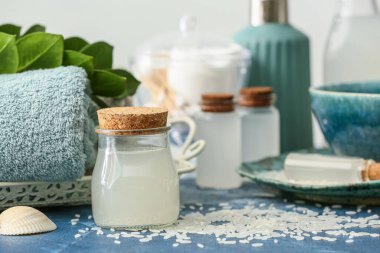 Sağlıklı pirinç suyu.