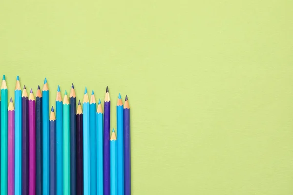 Ordinary Pencils Color Background — Stock Photo, Image