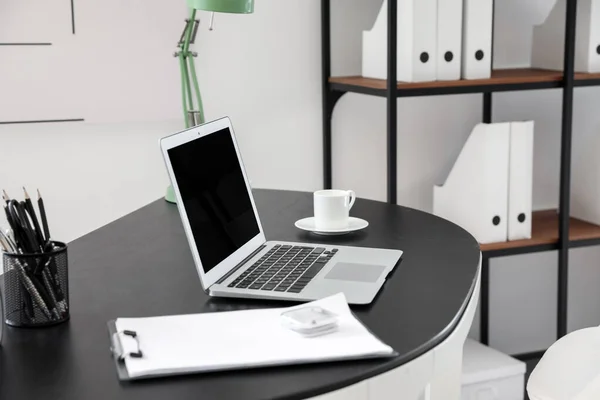 Comfortable Workplace Modern Computer Office — Stock Photo, Image