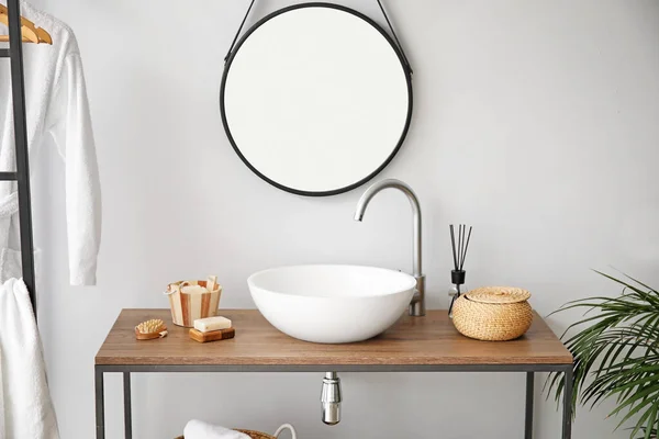 Interior Modern Stylish Bathroom — Stock Photo, Image