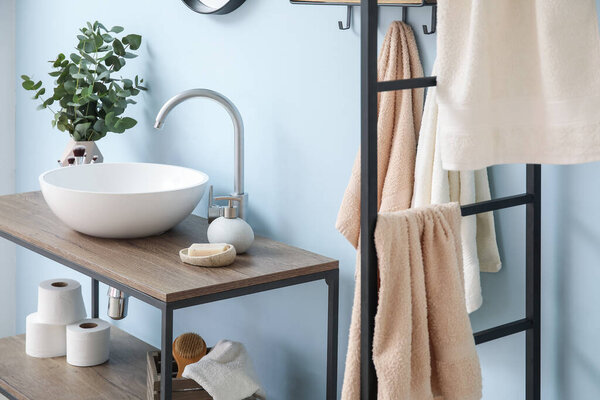 Interior of modern stylish bathroom