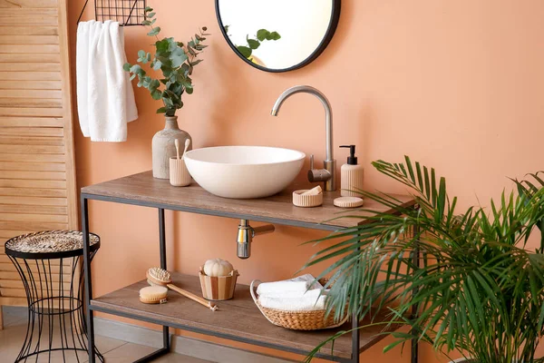 Interior Modern Stylish Bathroom — Stock Photo, Image