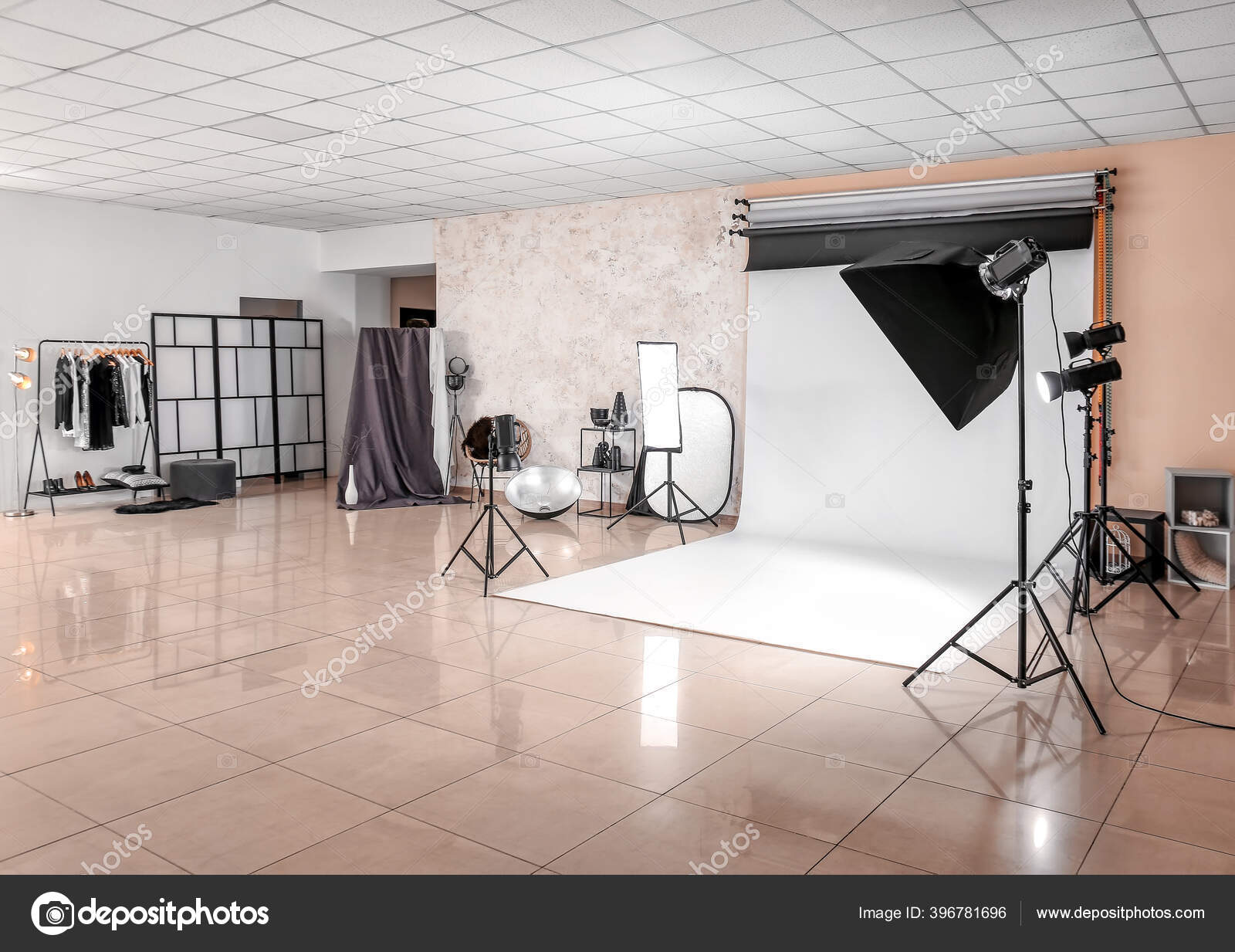 Download Professionally modern studio background