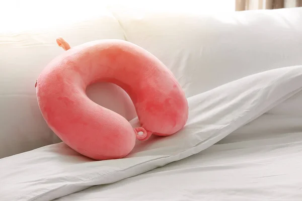 Подушка Кровати Номере — стоковое фото