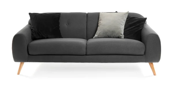 Modernes Sofa Auf Weißem Hintergrund — Stockfoto