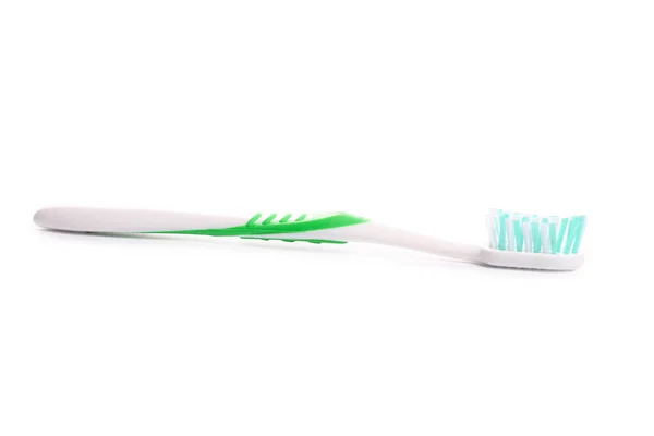 Tandenborstel Witte Achtergrond — Stockfoto
