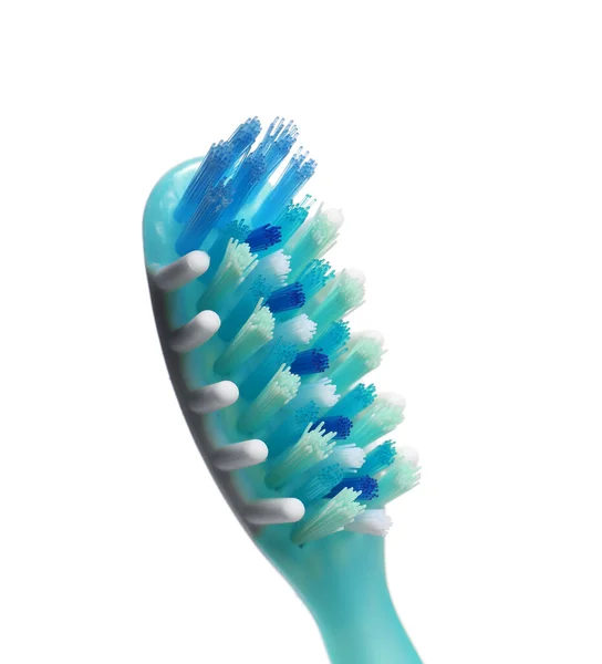 Tooth Brush White Background Closeup — Stock Photo, Image