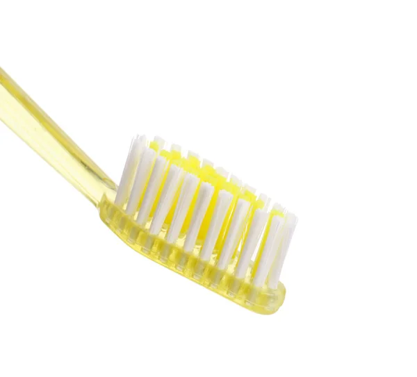 Tooth Brush White Background Closeup — Stock Photo, Image