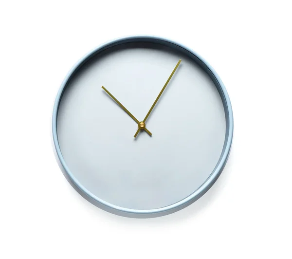 Simple Clock White Background — Stock Photo, Image