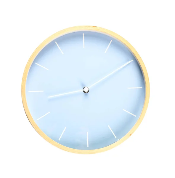 Simple Clock White Background — Stock Photo, Image