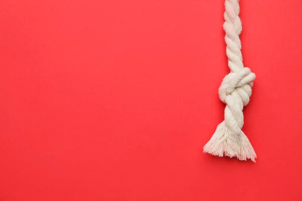 Rope Knot Color Background — Stock Photo, Image