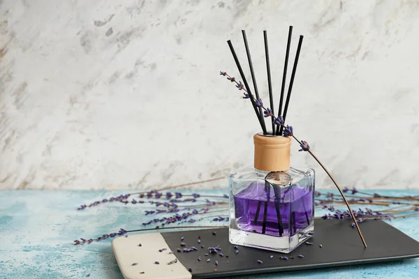 Lavendel Riet Diffuser Tafel — Stockfoto