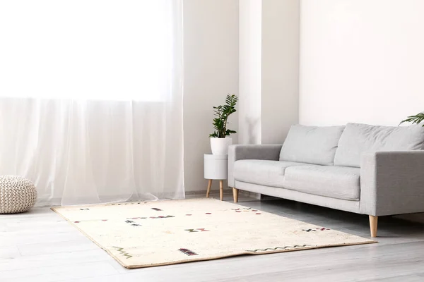 Interior Modern Room Soft Carpet — Stock Photo, Image