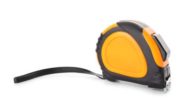 beyaz arkaplan üzerindeki bant ölçülüyor