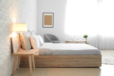 Modern otel odasının içi