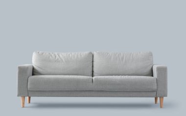 Işık arkaplanda şık bir kanepe