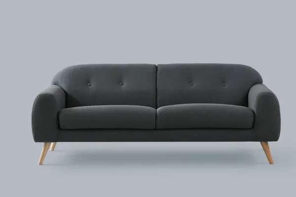 Stylowa Sofa Jasnym Tle — Zdjęcie stockowe