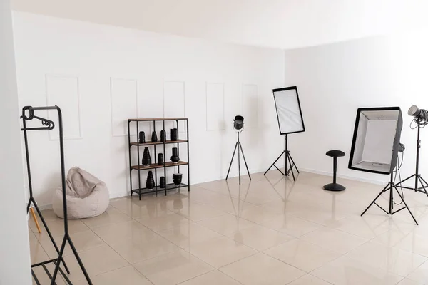 Interieur Eines Modernen Fotostudios — Stockfoto