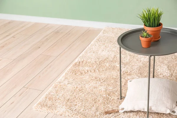 Interior Modern Room Soft Carpet — Stock Photo, Image