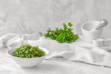 Masada kuru maydanozlu kase