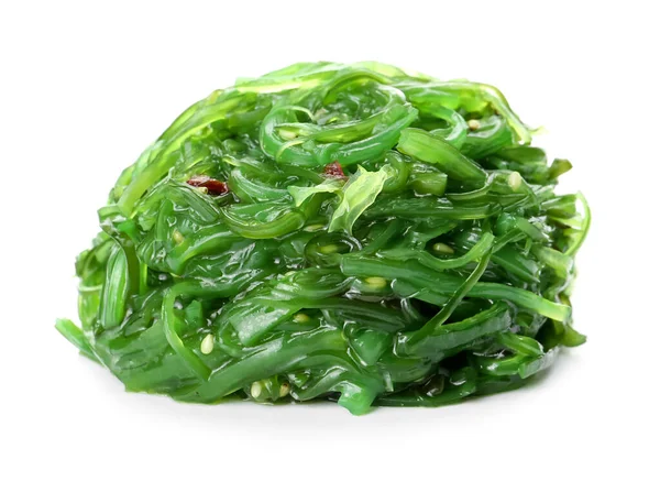 Tasty Seaweed Salad White Background — Stock Photo, Image
