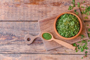 Masada kuru maydanozlu kase