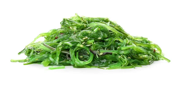 Tasty Seaweed Salad White Background — Stock Photo, Image
