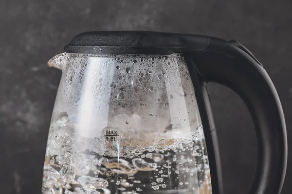 Electric kettle boiling - Stock Image - C001/1249 - Science Photo