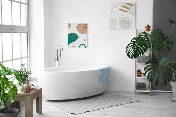 Stylish Interior Modern Bathroom — Stock Photo, Image