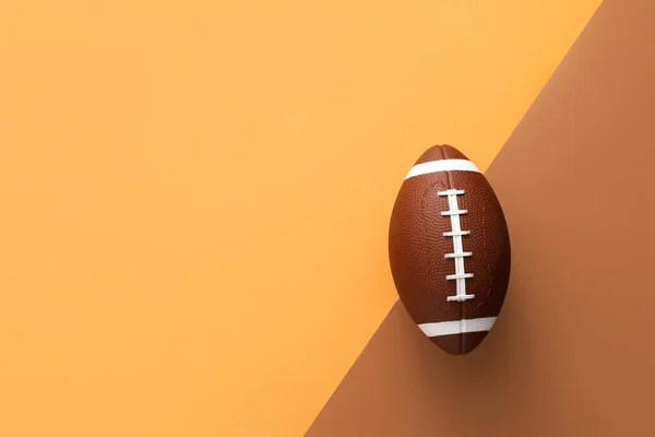 Rugby Ball Color Background — Stock Photo, Image