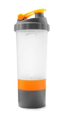 Beyaz arkaplandaki protein için titretici