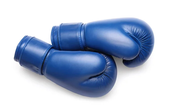 Guantes Boxeo Sobre Fondo Blanco — Foto de Stock