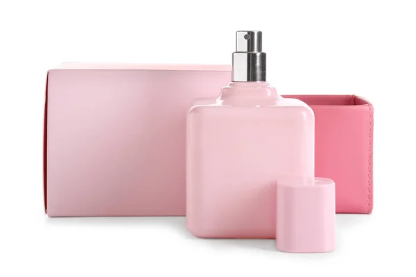 Bottle Perfume White Background — Stock Photo, Image
