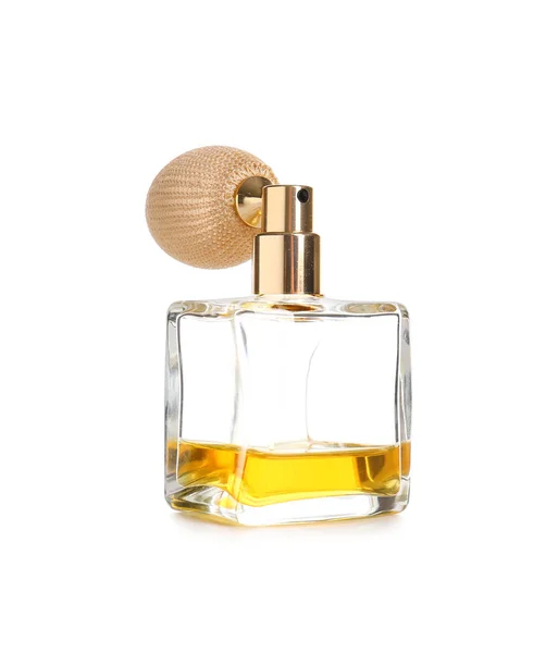 Bottle Perfume White Background — Stock Photo, Image