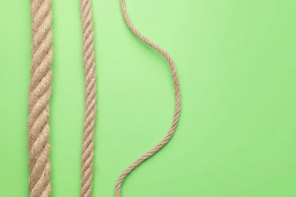 Long Ropes Color Background — Stock Photo, Image