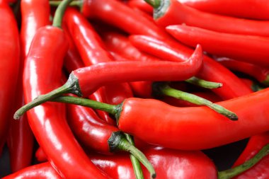 Arka plan olarak acı kırmızı biber