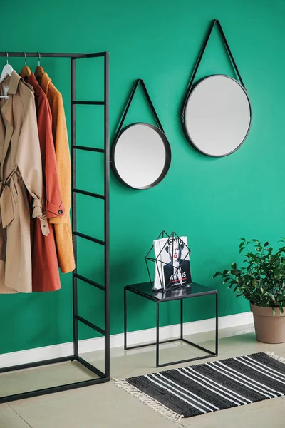 Interior Modern Hallway Mirrors — Stock Photo, Image