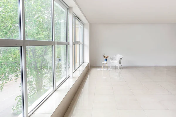 Armchair Table Empty Room — Stock Photo, Image