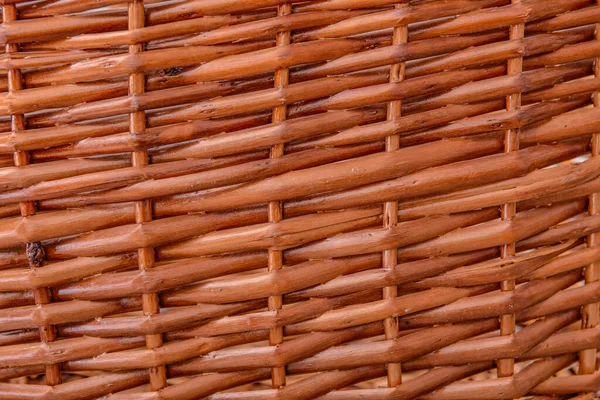 Wicker Texture Background Closeup — Stock Photo, Image