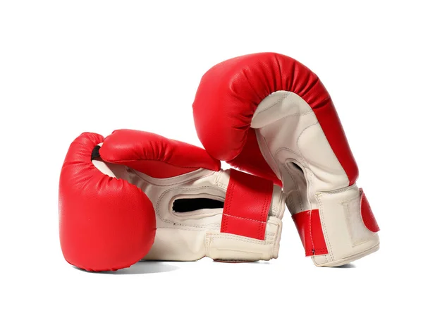 Boxing Gloves White Background — Stock Photo, Image