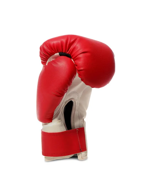 Boxhandschuh Auf Weißem Hintergrund — Stockfoto