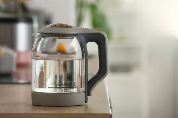 Modern Electric Kettle Kitchen Counter — Stock Photo, Image
