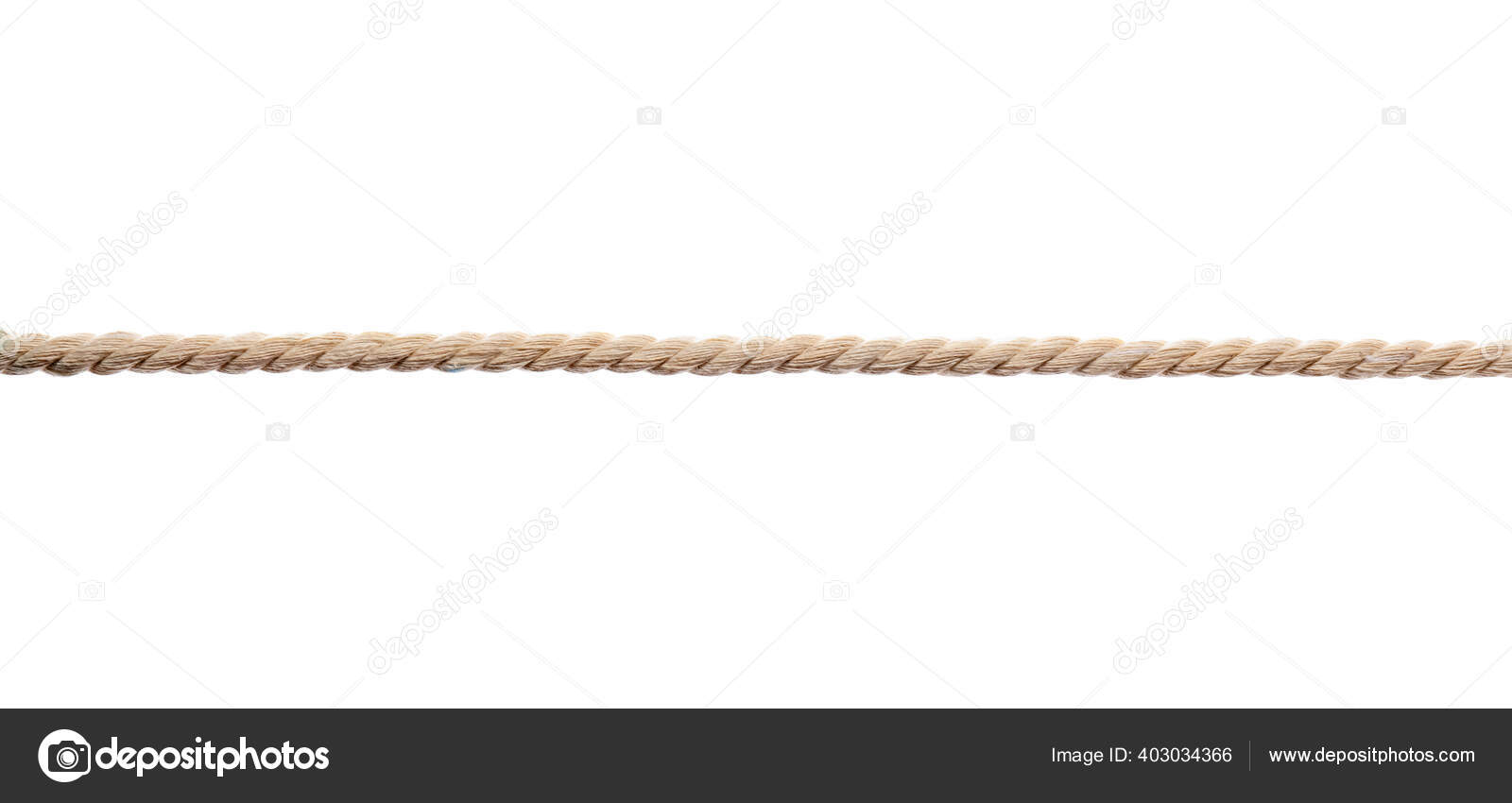 Long Rope White Background — Stock Photo © serezniy #403034366